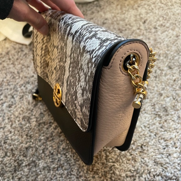 Tory Burch Crossbody - Leather Black / Pink / Snakeskin - Picture 3 of 5